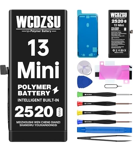 Amazon.com: JSYVKUTO 22800mAh Battery for iPhone 13 Mini, New 0